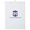 Branded Promotional A4 CLIPBOARD in White Clipboard From Concept Incentives.