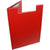 Branded Promotional A4 FOLDER CLIPBOARD in Red Clipboard From Concept Incentives.