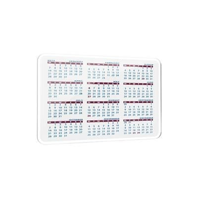 Branded Promotional ACRYLIC CALENDAR COASTER Coaster From Concept Incentives.