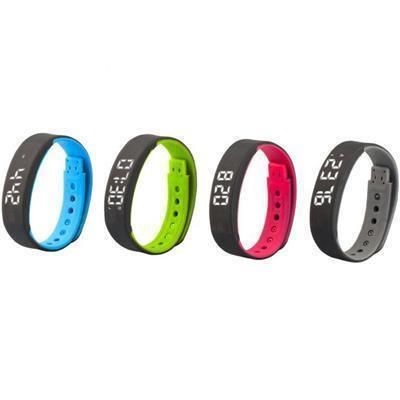 Branded Promotional ACTIVE TRAC FITNESS BRACELET Pedometer From Concept Incentives.