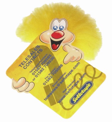 Branded Promotional CREDIT CARD ADMAN BUG CHARACTER with Full Colour Print Adman From Concept Incentives.