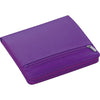 Branded Promotional A4 NYLON CONFERENCE FOLDER WRITING CASE with Zipper in Purple Conference Folder From Concept Incentives.