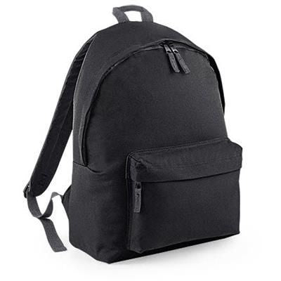 Branded Promotional ADLINGTON 600D POLYESTER BACKPACK RUCKSACK in Black Bag From Concept Incentives.