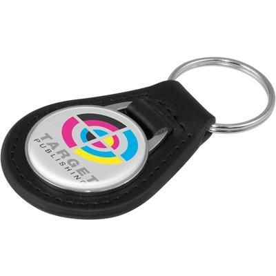 Branded Promotional EMPEROR CIRCLE KEYRING Keyring From Concept Incentives.