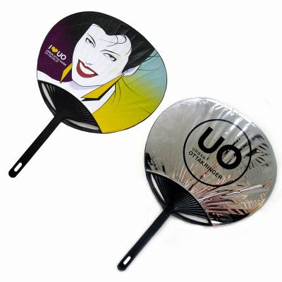 Branded Promotional ADVERTISING HAND FAN Fan From Concept Incentives.