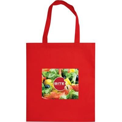 Branded Promotional HIT SHOPPER TOTE BAG in White Bag From Concept Incentives.