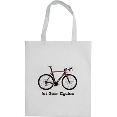 Branded Promotional HIT SHOPPER TOTE BAG in White Bag From Concept Incentives.