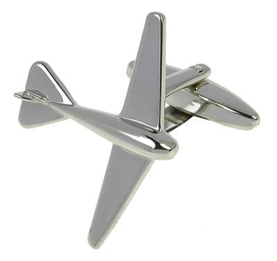 Branded Promotional AEROPLANE CUFF LINKS Cuff Links From Concept Incentives.