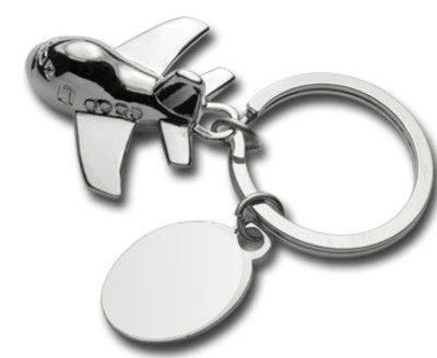 Branded Promotional AEROPLANE KEYRING Keyring From Concept Incentives.