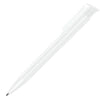 Branded Promotional ALBION BALL PEN in White with White Trim Pen From Concept Incentives.