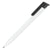 Branded Promotional ALBION BALL PEN in White with Black Trim Pen From Concept Incentives.