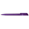 Branded Promotional ALASKA DIAMOND BALL PEN in Translucent Purple Pen From Concept Incentives.