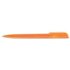 Branded Promotional ALASKA DIAMOND BALL PEN in Translucent Orange Pen From Concept Incentives.