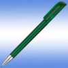 Branded Promotional ALASKA FROST BALL PEN in Green Pen From Concept Incentives.