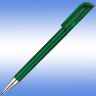 Branded Promotional ALASKA FROST BALL PEN in Green Pen From Concept Incentives.