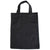 Branded Promotional ALBION 5OZ BLACK COTTON SHOPPER Bag From Concept Incentives.