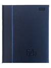 Branded Promotional ALLEGRO MANAGEMENT DESK DIARY in Blue from Concept Incentives