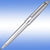 Branded Promotional ALPINE ARGENT BALL PEN in Satin Silver Finish with Silver Chrome Metal Clip Pen From Concept Incentives.