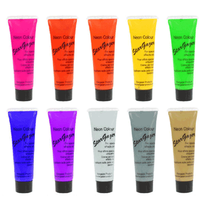 Branded Promotional NEON FLUORESCENT FACE & BODY PAINT Face Paint Set From Concept Incentives.