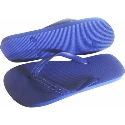 Branded Promotional PROMOTIONAL FLIP FLOPS in Blue Flip Flops Beach Shoes From Concept Incentives.
