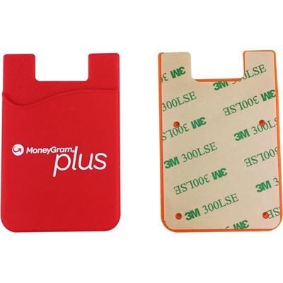 Branded Promotional SILICON PHONE CARD WALLET Card Holder From Concept Incentives.