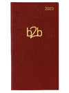 Branded Promotional AMATHUS SMALL WEEKLY POCKET DIARY in Red Diary From Concept Incentives.