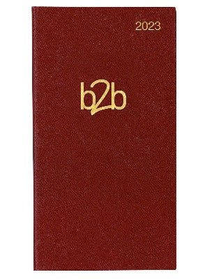 Branded Promotional AMATHUS SMALL WEEKLY POCKET DIARY in Red Diary From Concept Incentives.