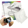 Branded Promotional MICROFIBRE CLEANING CLOTH in White Lens Cleaning Cloth From Concept Incentives.