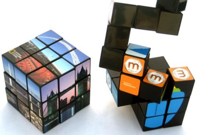 Branded Promotional ELASTIC PUZZLE CUBE GAME Puzzle From Concept Incentives.