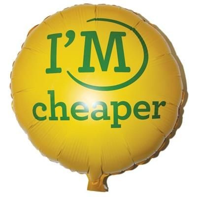 Branded Promotional BESPOKE 18 INCH FOIL BALLOON Balloon From Concept Incentives.