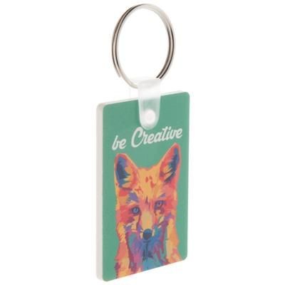 Branded Promotional KEYRING FOAMY D Keyring From Concept Incentives.