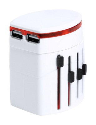 Branded Promotional NONVAL TRAVEL ADAPTER Technology From Concept Incentives.