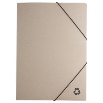 Branded Promotional ECOLOGICAL DOCUMENT FOLDER in Natural Document Wallet From Concept Incentives.