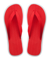 Branded Promotional CAYMAN BEACH SLIPPERS FLIP FLOPS Flip Flops Beach Shoes in Orange From Concept Incentives.