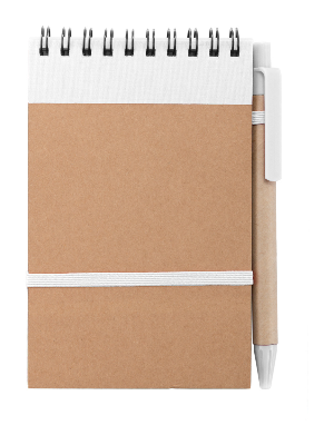 Branded Promotional ECOCARD NOTE BOOK in White Note Pad from Concept Incentives.