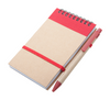 Branded Promotional ECOCARD NOTE BOOK in Red Note Pad from Concept Incentives.