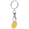 Branded Promotional TROLLEY COIN KEYRING EUROMARKET Keyring From Concept Incentives.