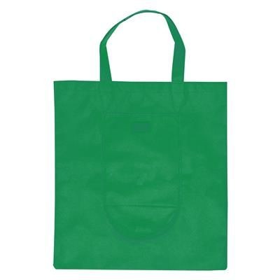 Branded Promotional KONSUM FOLDING SHOPPER TOTE BAG Bag From Concept Incentives.