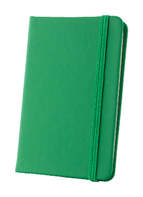 Branded Promotional KINE NOTE BOOK in Green Notebook from Concept Incentives.