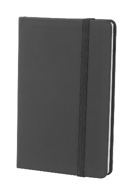 Branded Promotional KINE NOTE BOOK in Black Notebook from Concept Incentives.