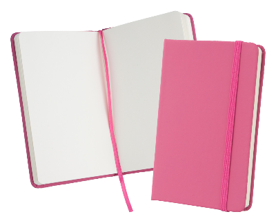 Branded Promotional KINE NOTE BOOK in Pink Notebook from Concept Incentives.