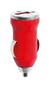 Branded Promotional HIKAL USB CAR CHARGER Charger in Red From Concept Incentives.