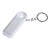 Branded Promotional KIPOR PLASTIC KEYRING with Shopping Trolley Coin & 2 LED Torch Keyring From Concept Incentives.