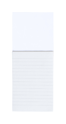 Branded Promotional SYLOX MAGNETIC NOTE PAD in White Notepad from Concept Incentives
