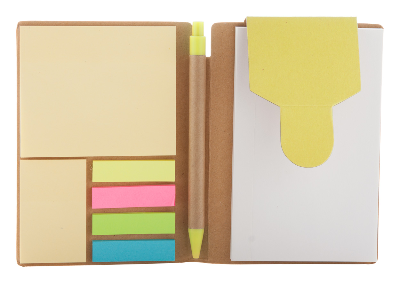 Branded Promotional CRAVIS NOTE BOOK in Yellow Note Pad From Concept Incentives.