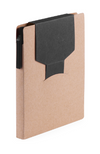 Branded Promotional CRAVIS NOTE BOOK in Black Note Pad From Concept Incentives.