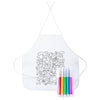 Branded Promotional TIZY COLOURING APRON Apron From Concept Incentives.