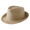 Branded Promotional ZELIO UNISEX STRAW HAT WITHOUT BAND Hat From Concept Incentives.