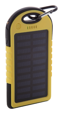 Branded Promotional LENARD USB POWER BANK Charger in Yellow From Concept Incentives