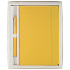 Branded Promotional MARDEN NOTE SET with PU Leather Covered Note Book Pen From Concept Incentives.